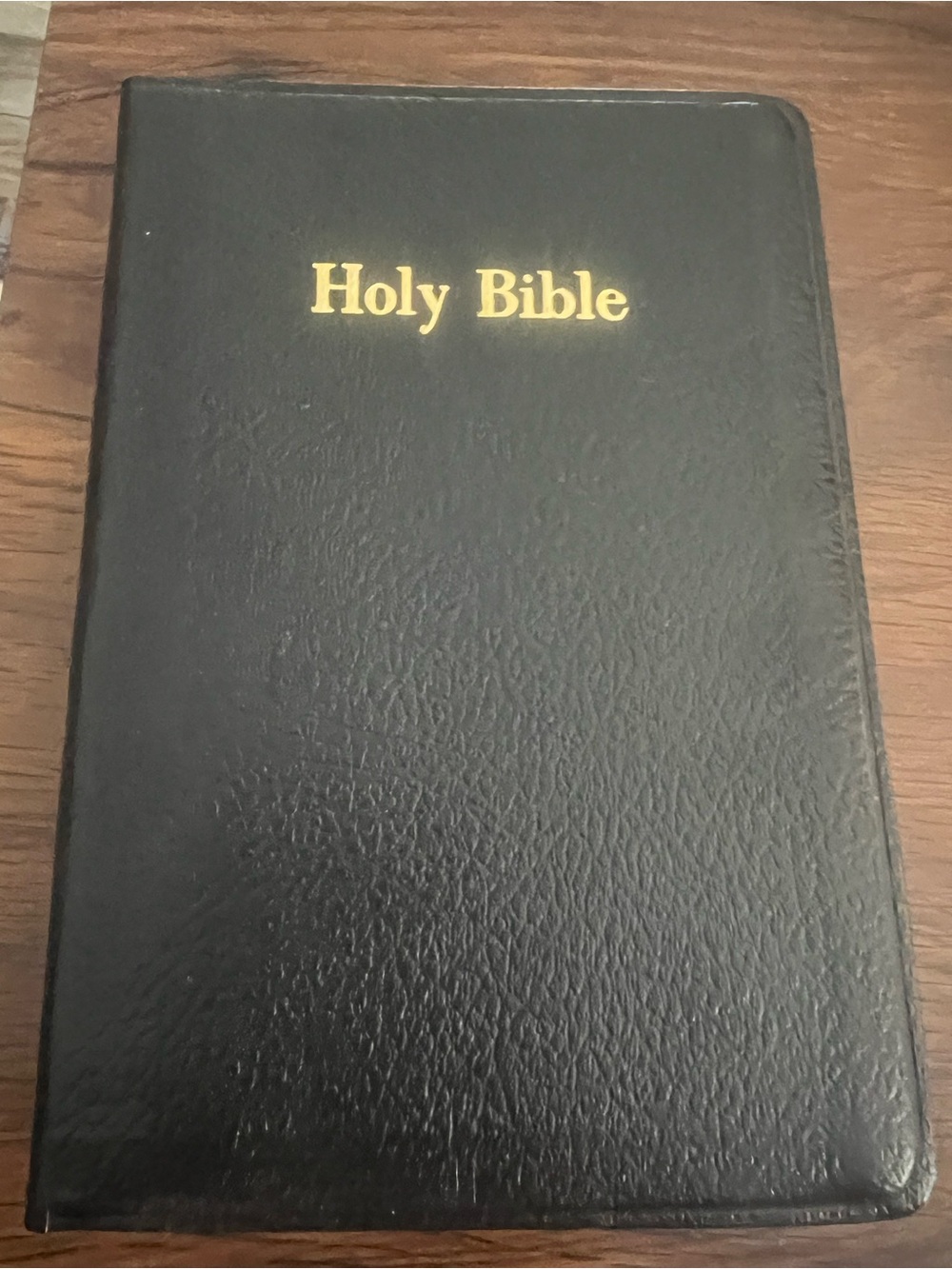 Holy Bible King James Version KJV Leather Red Letter Dictionary-Concordance 1970